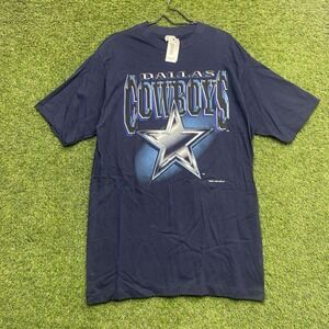 Vintage 1994 Logo 7 Dallas Cowboys Shirt Mens XL Tall NFL Blue Competitor NWT
